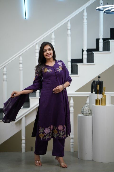 Dupatta Pants Set