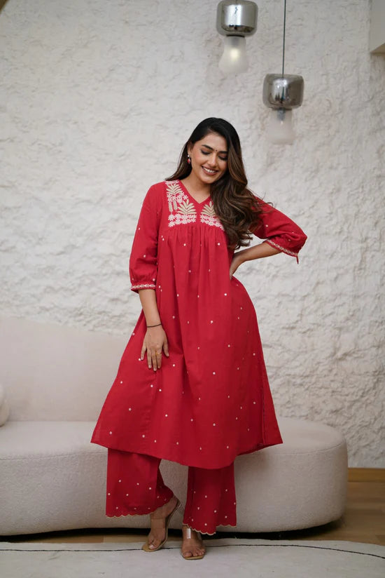 Kurta Plazo Set