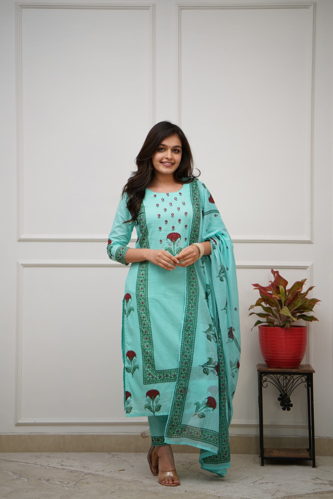 Dupatta Pant Set