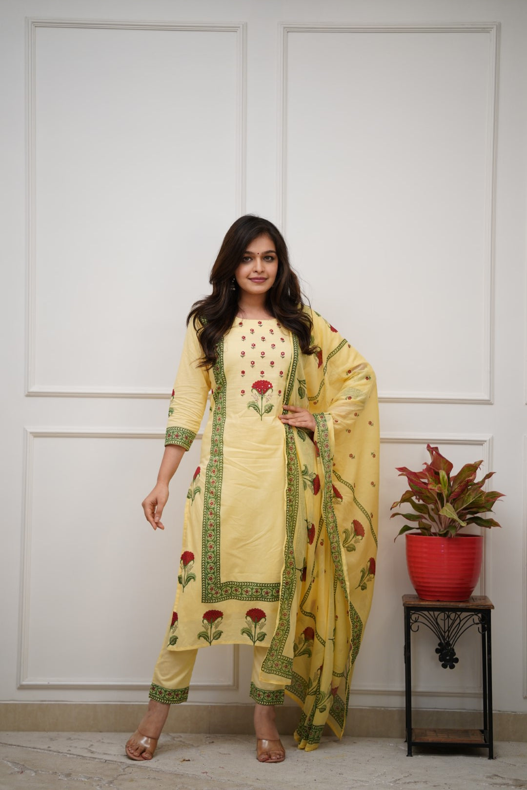 Dupatta Pant Set