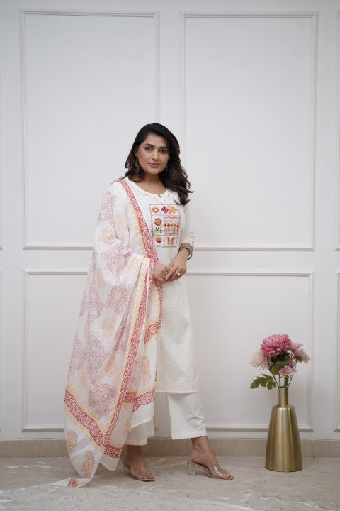 Dupatta Pants Set