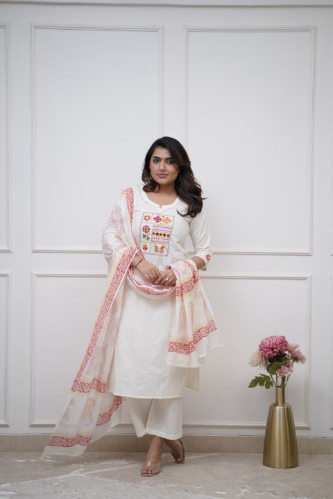 Dupatta Pants Set