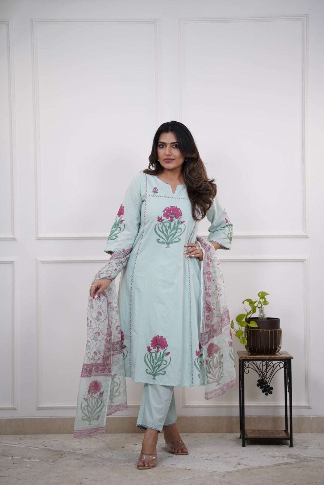 Dupatta Pant Set