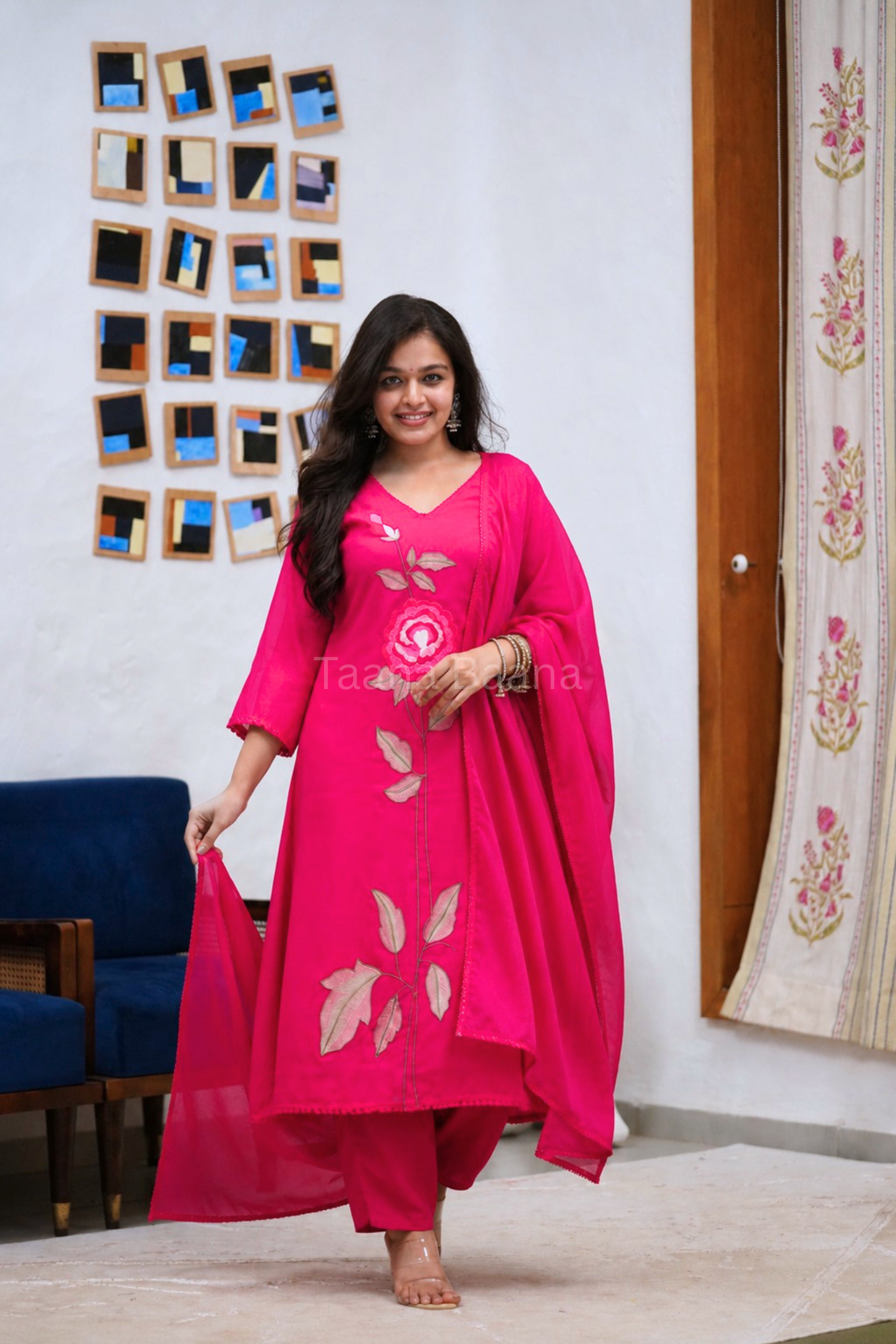Dupatta Pant Set