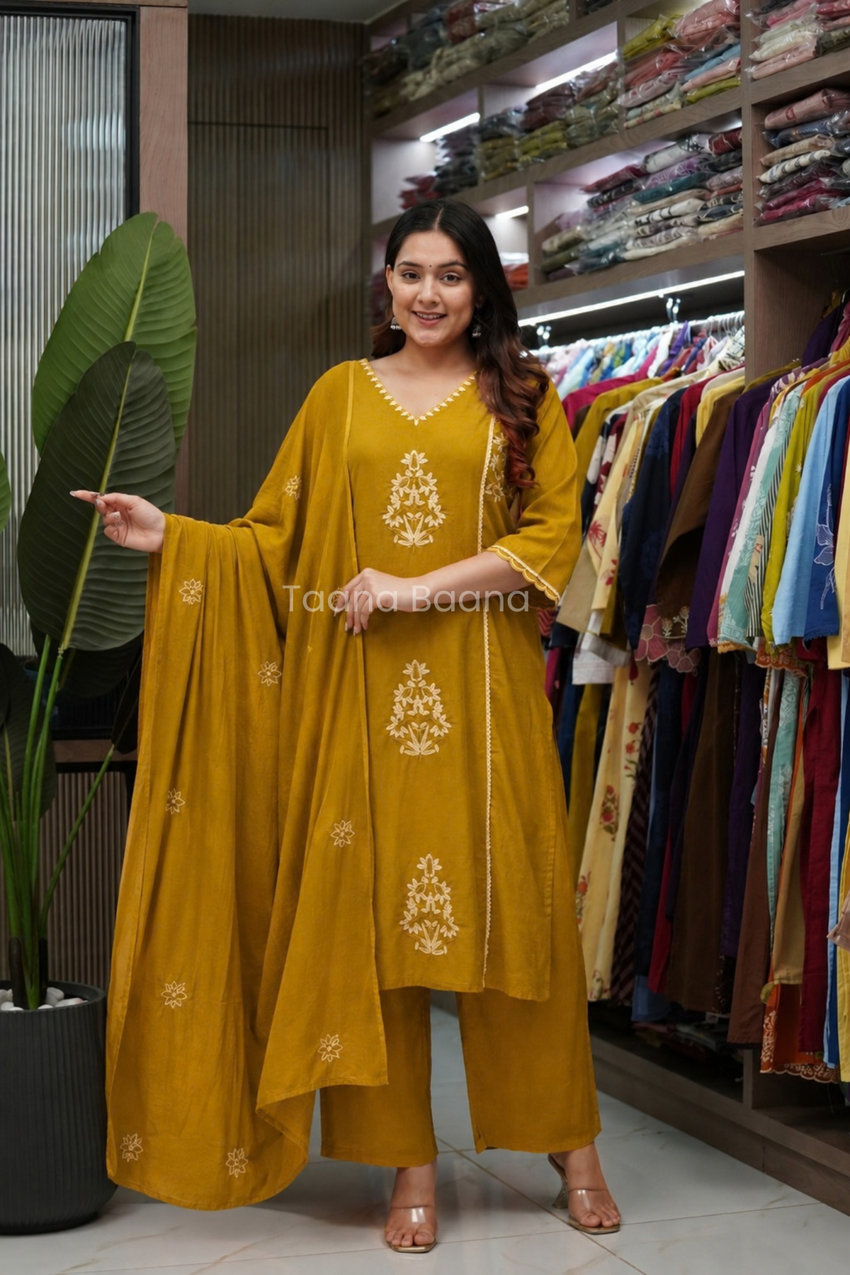 Dupatta Pant Set