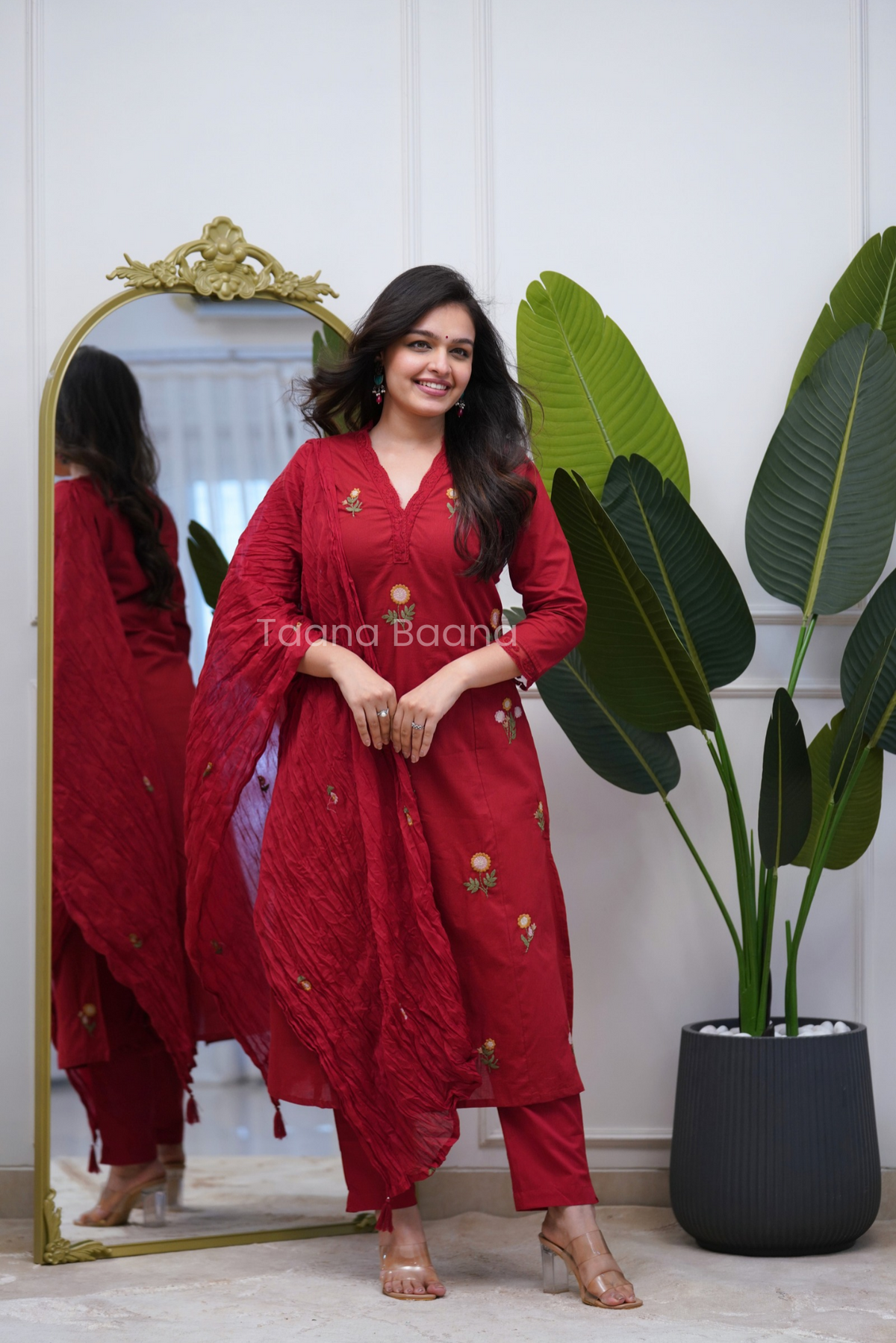 Dupatta Pant Set