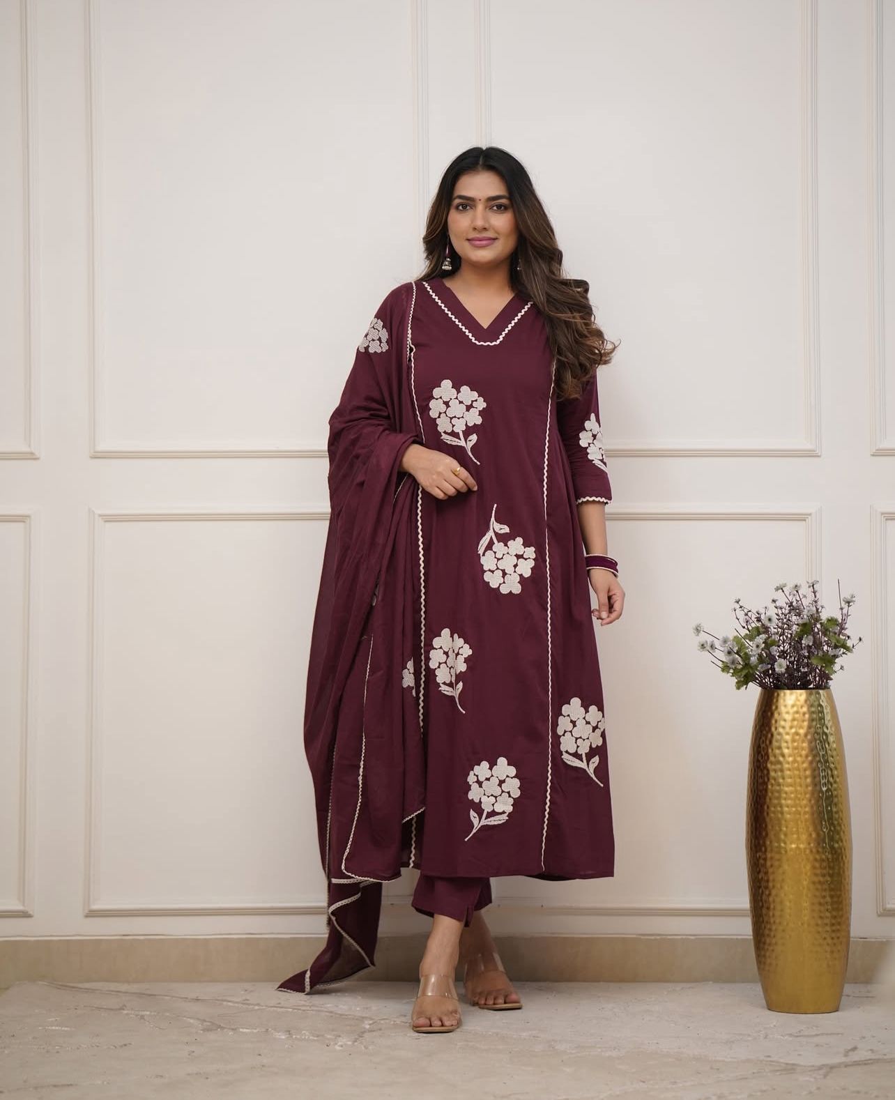 Dupatta Pant Set