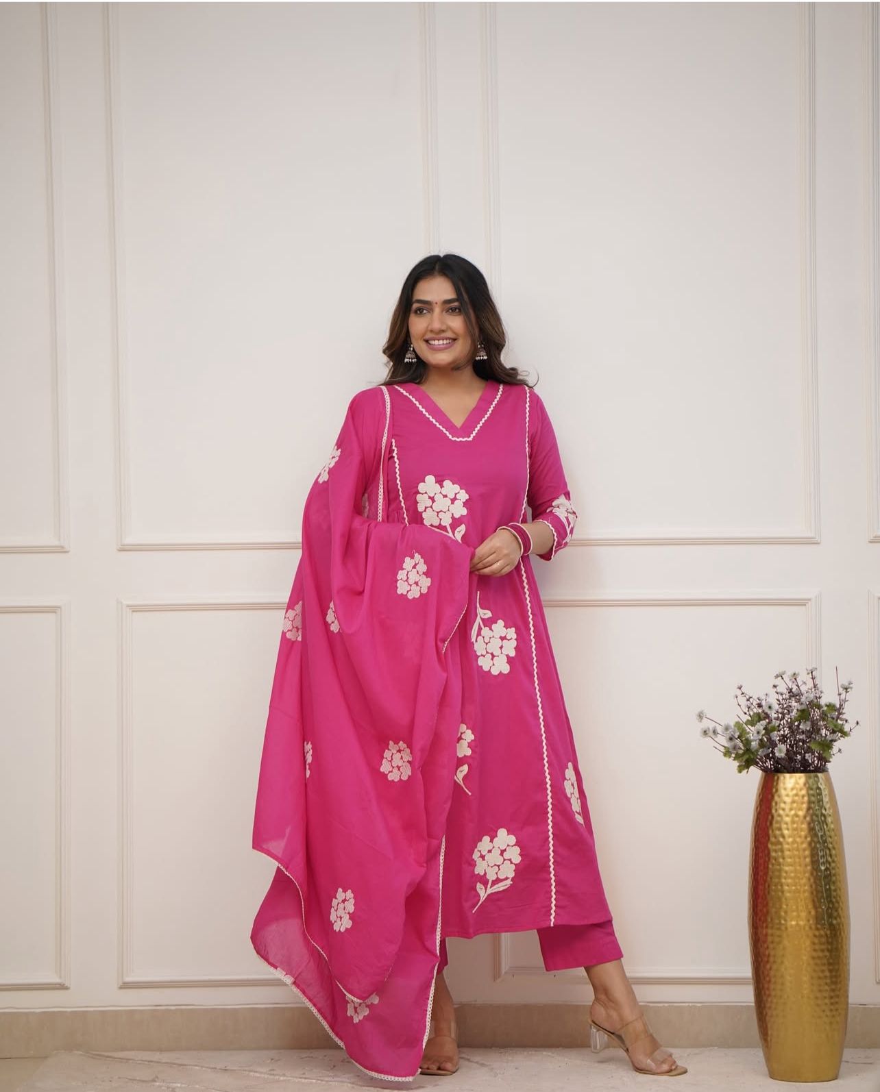 Dupatta Pant Set