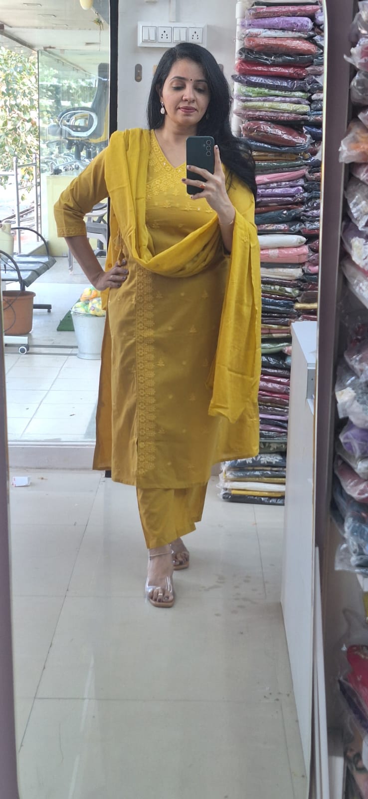 Dupatta Pant Set
