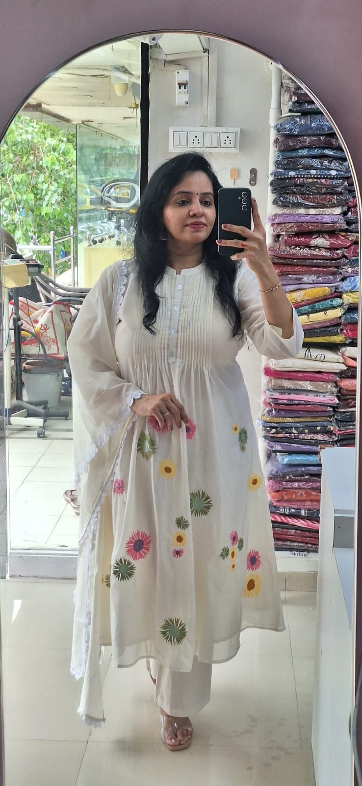 Dupatta Pants Set