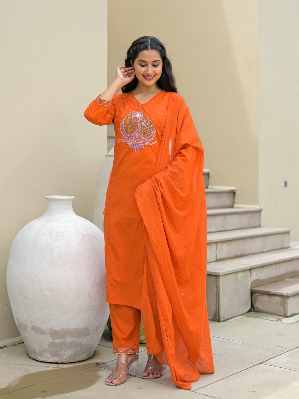 Dupatta Pant Set
