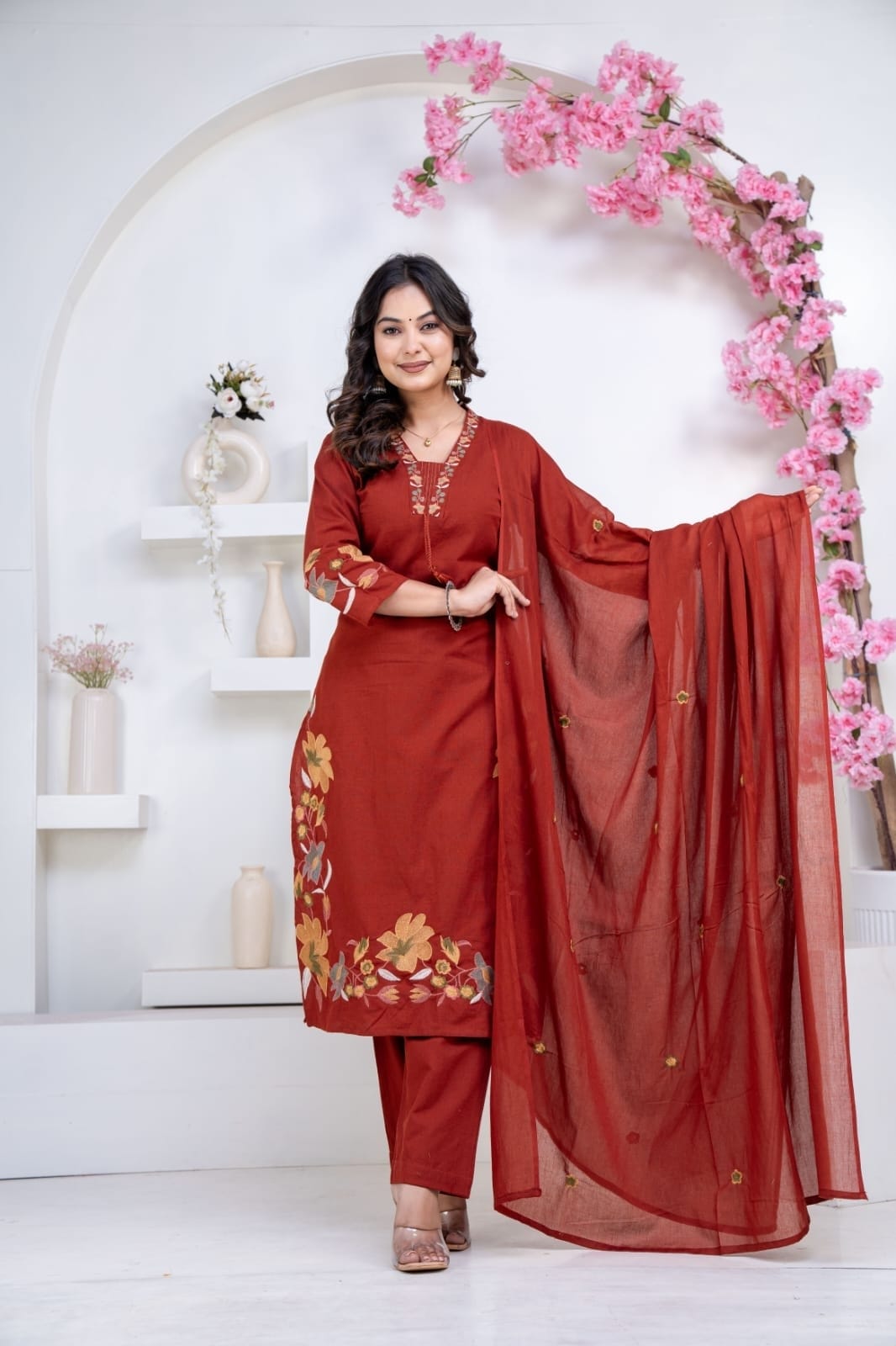 Dupatta Pant Set