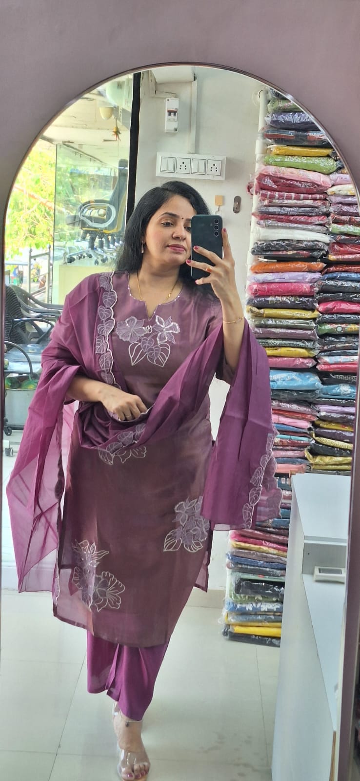 Dupatta Pants Set