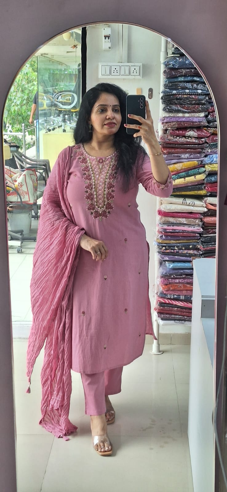 Dupatta Pants Set