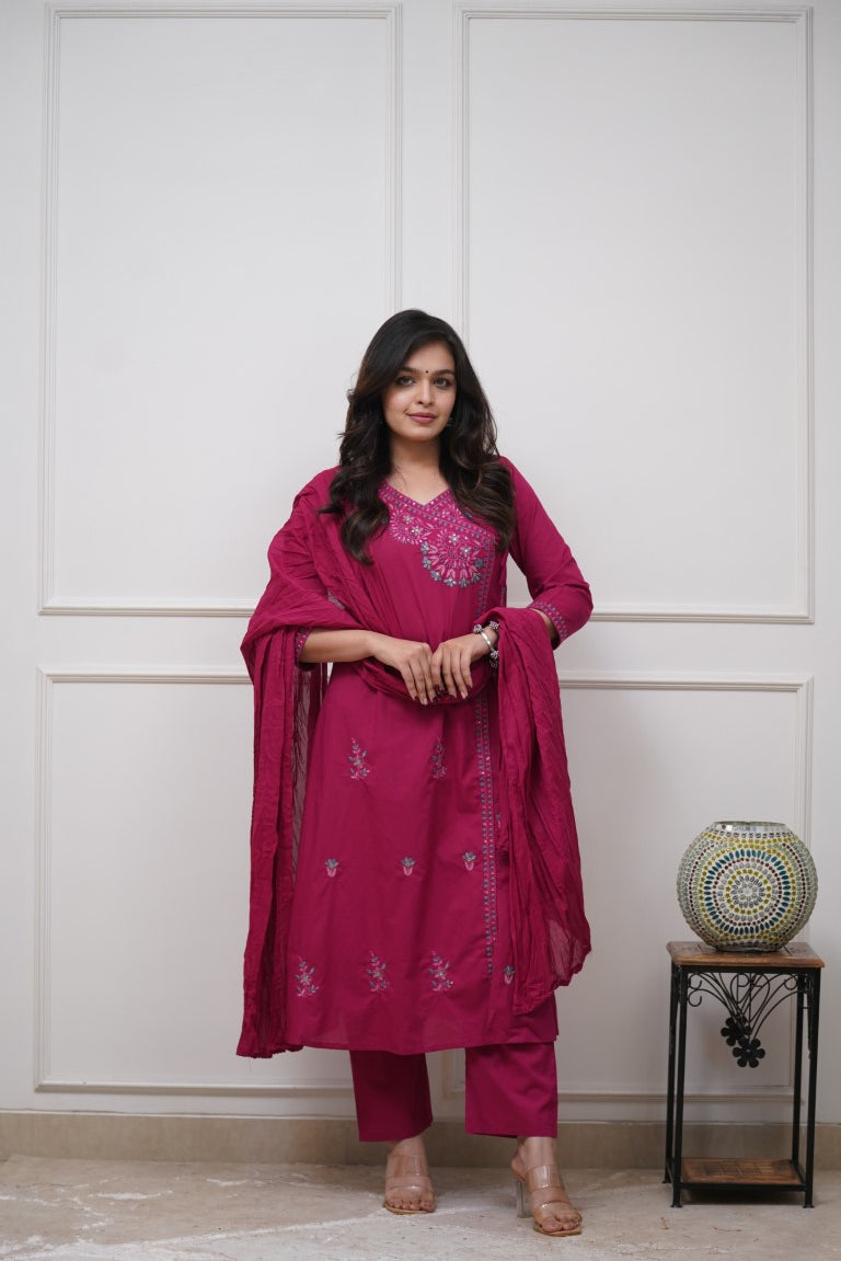 Dupatta Pant Set