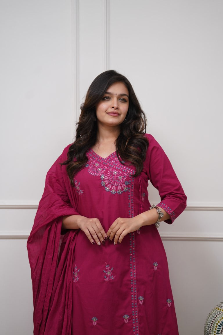 Dupatta Pant Set